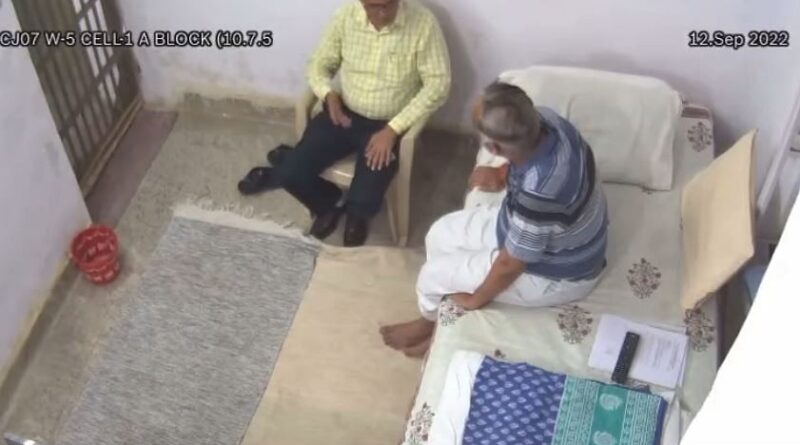 Satyendar Jain seen interacting with suspended jail superintendent in latest CCTV footage