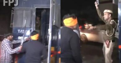Delhi Police van carrying Aaftab Poonawalla attacked by 2 men with swords in Rohini, watch shocking video