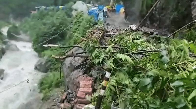 Over 10 Missing After Landslide In Rudraprayag, Search Operation Underway; Visuals Surface
